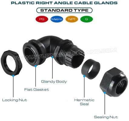 90° Elbow Hermetic Cable Glands